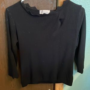 Philosophy scalloped sweater